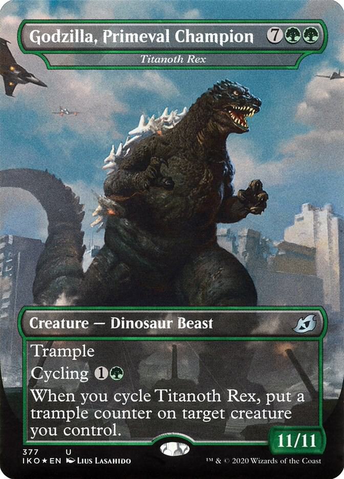Godzilla, Primeval Champion - Titanoth Rex [Ikoria: Lair of Behemoths] 377