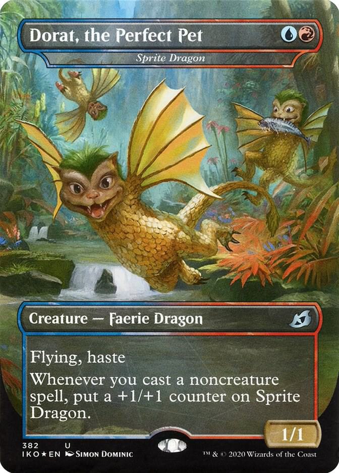Dorat, the Perfect Pet - Sprite Dragon [Ikoria: Lair of Behemoths] 382