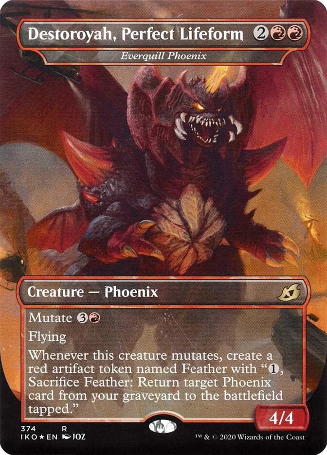 Destoroyah, Perfect Lifeform - Everquill Phoenix [Ikoria: Lair of Behemoths] 374