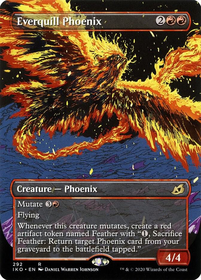 Everquill Phoenix (Showcase) [Ikoria: Lair of Behemoths] 292