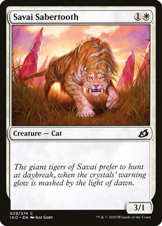 Savai Sabertooth [Ikoria: Lair of Behemoths] 29