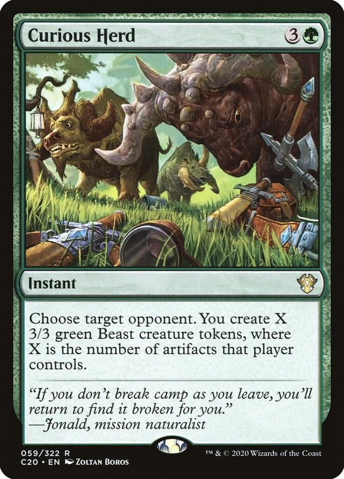 Curious Herd [Commander 2020] 59