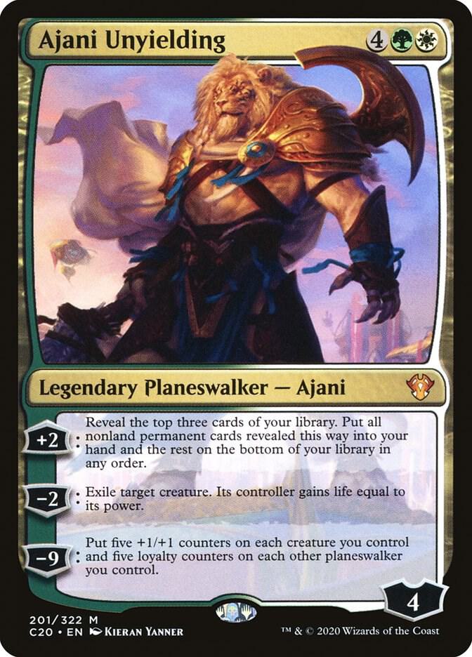 Ajani Unyielding [Commander 2020] 201