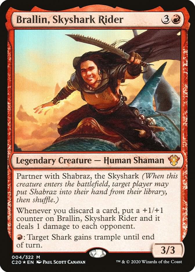Brallin, Skyshark Rider [Commander 2020] 4