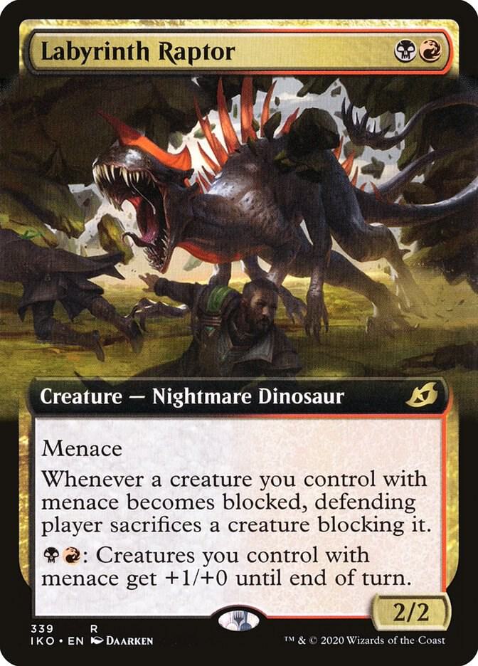 Labyrinth Raptor (Extended Art) [Ikoria: Lair of Behemoths] 339
