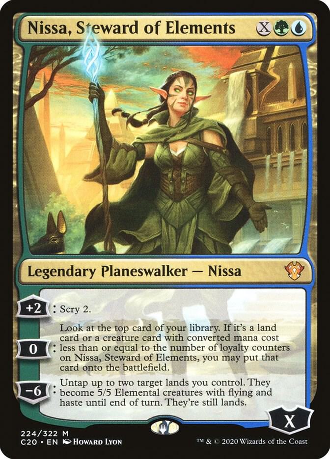 Nissa, Steward of Elements [Commander 2020] 224
