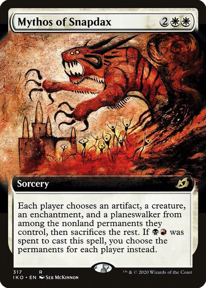 Mythos of Snapdax (Extended Art) [Ikoria: Lair of Behemoths] 317