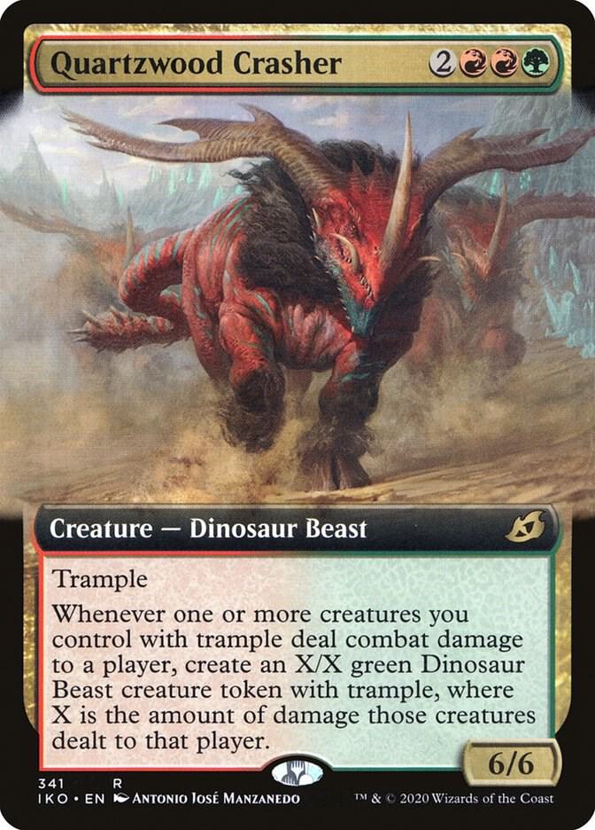 Quartzwood Crasher (Extended Art) [Ikoria: Lair of Behemoths] 341