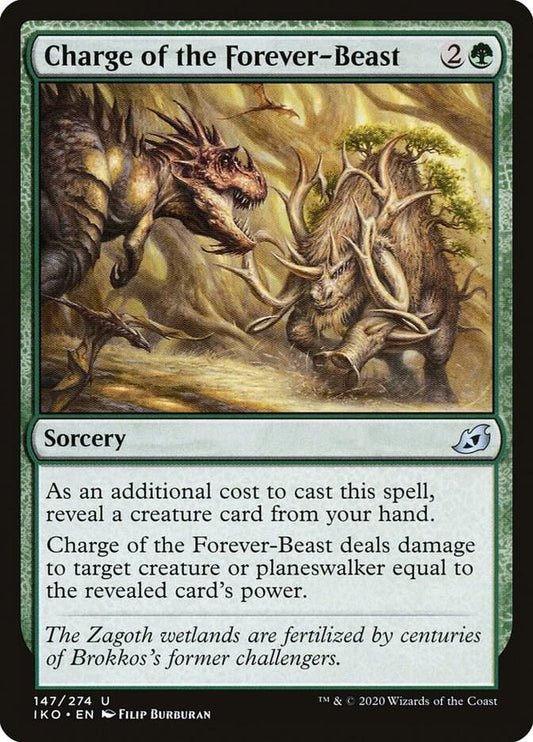 Charge of the Forever-Beast [Ikoria: Lair of Behemoths] 147