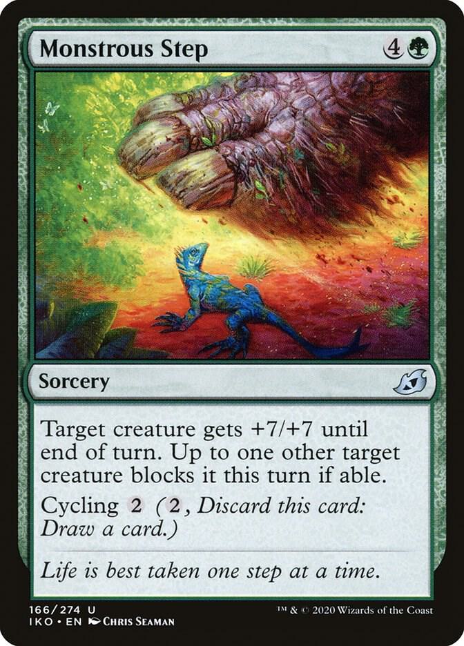 Monstrous Step [Ikoria: Lair of Behemoths] 166