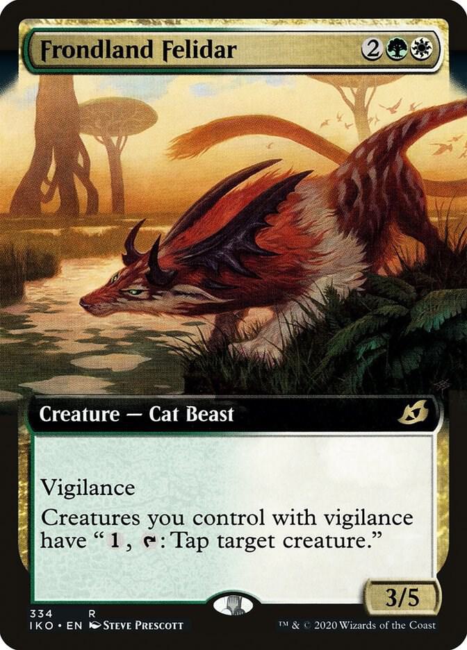 Frondland Felidar (Extended Art) [Ikoria: Lair of Behemoths] 334