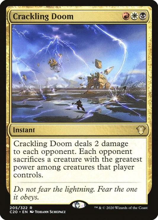 Crackling Doom [Commander 2020] 205