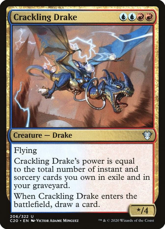 Crackling Drake [Commander 2020] 206
