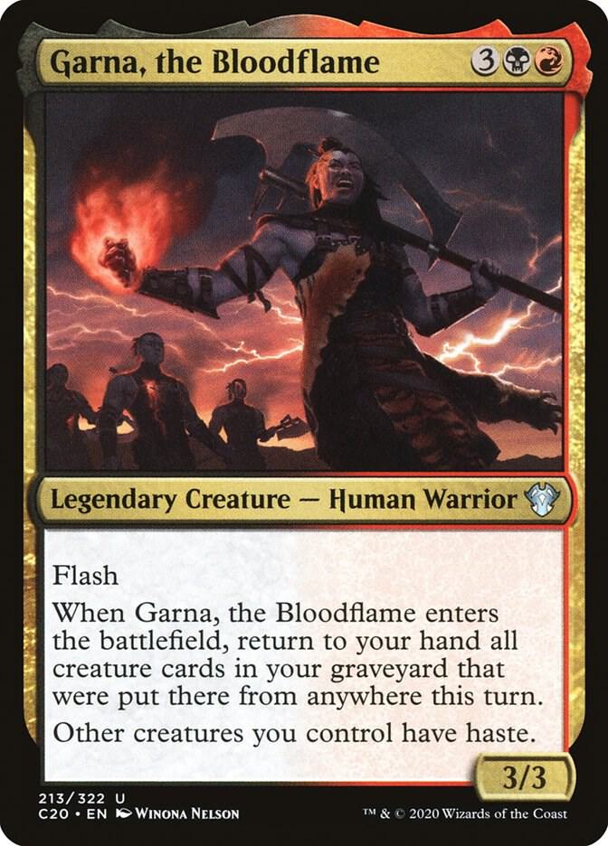 Garna, the Bloodflame [Commander 2020] 213