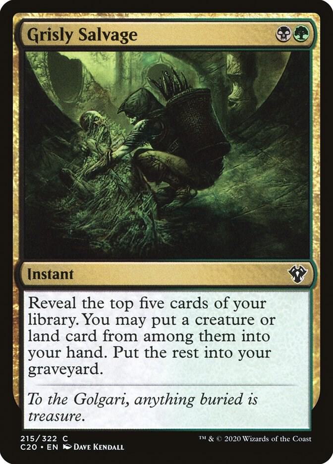 Grisly Salvage [Commander 2020] 215