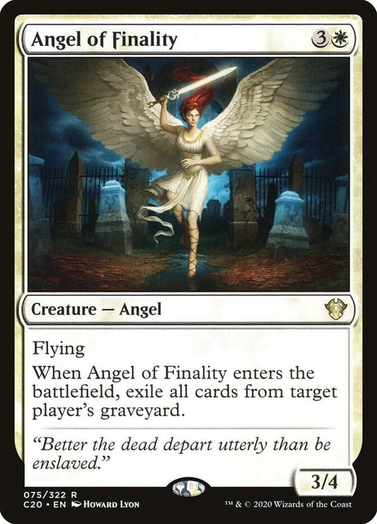 Angel of Finality [Commander 2020] 75