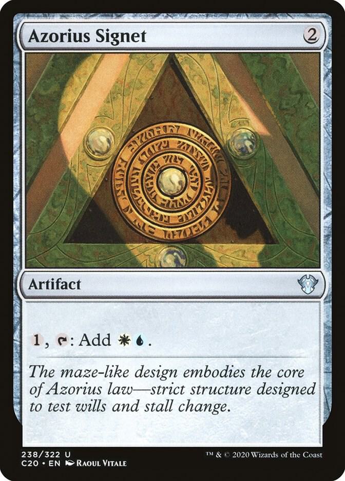 Azorius Signet [Commander 2020] 238