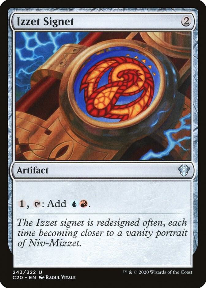 Izzet Signet [Commander 2020] 243
