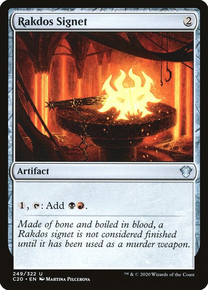 Rakdos Signet [Commander 2020] 249