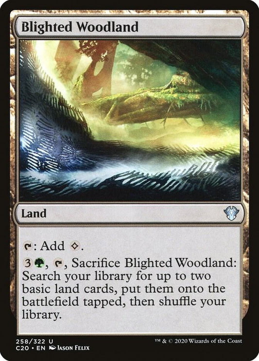 Blighted Woodland [Commander 2020] 258