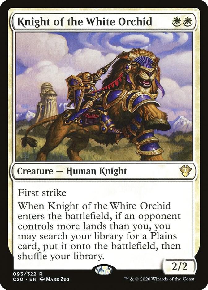 Knight of the White Orchid [Commander 2020] 93