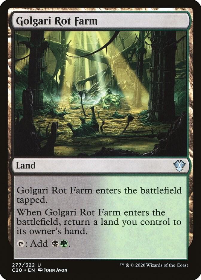 Golgari Rot Farm [Commander 2020] 277