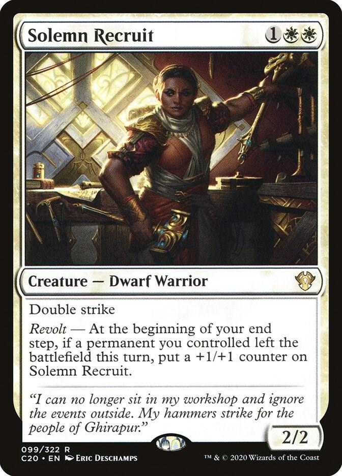 Solemn Recruit [Commander 2020] 99
