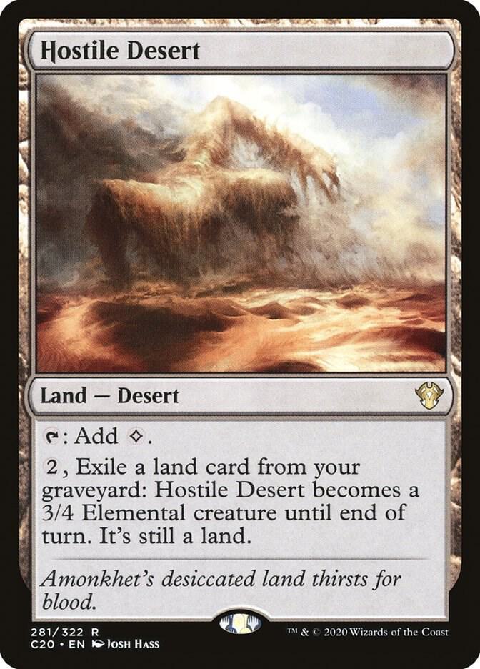 Hostile Desert [Commander 2020] 281