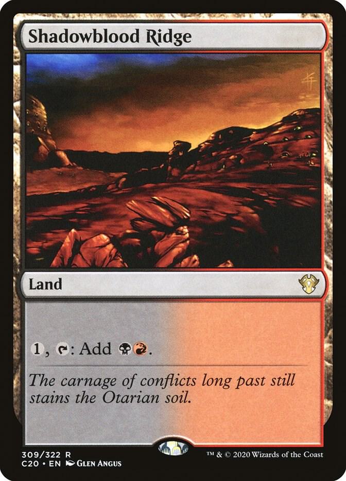 Shadowblood Ridge [Commander 2020] 309