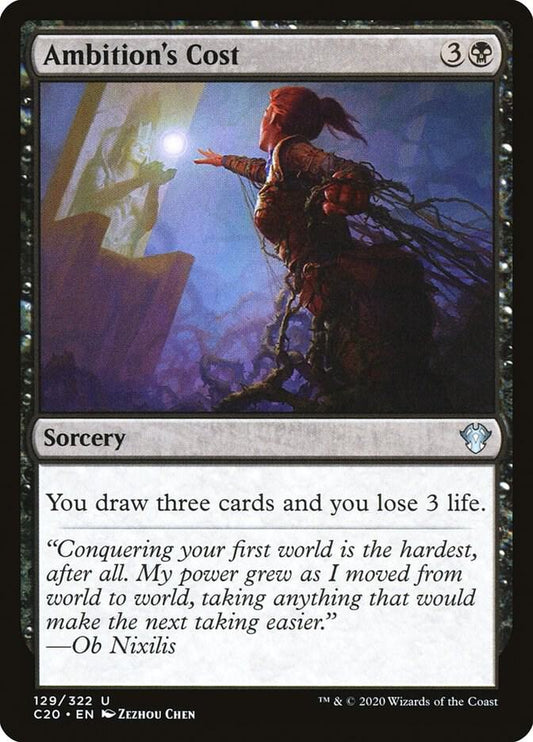 Ambition's Cost [Commander 2020] 129