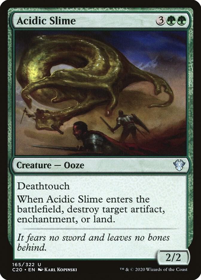 Acidic Slime [Commander 2020] 165