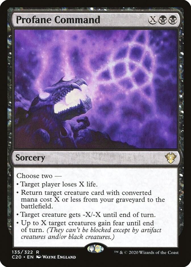 Profane Command [Commander 2020] 135