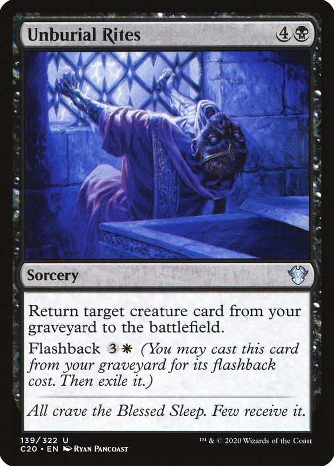 Unburial Rites [Commander 2020] 139