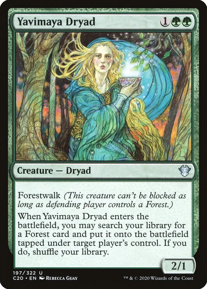 Yavimaya Dryad [Commander 2020] 197