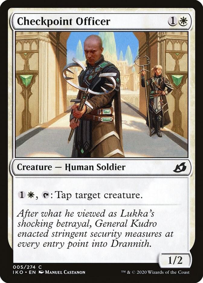 Checkpoint Officer [Ikoria: Lair of Behemoths] 5