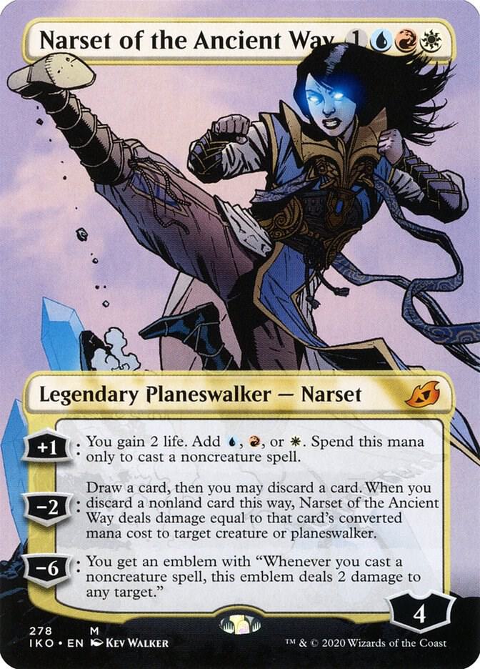 Narset of the Ancient Way (Borderless) [Ikoria: Lair of Behemoths] 278