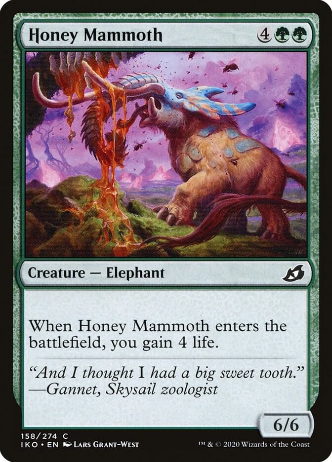 Honey Mammoth [Ikoria: Lair of Behemoths] 158