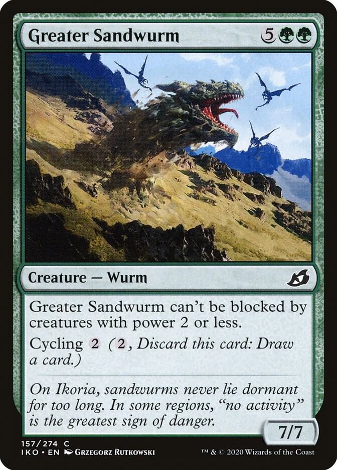 Greater Sandwurm [Ikoria: Lair of Behemoths] 157