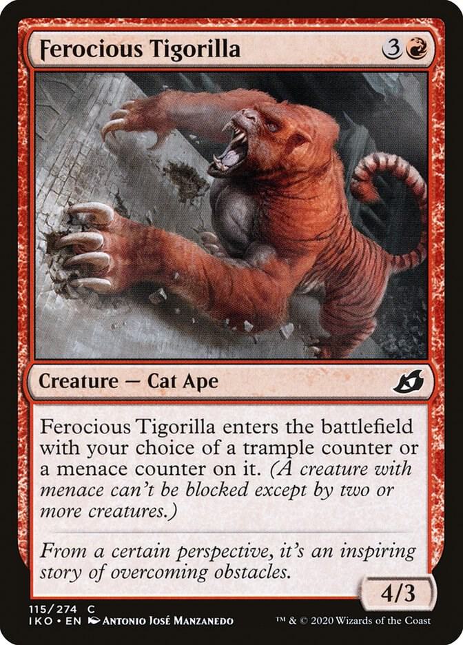 Ferocious Tigorilla [Ikoria: Lair of Behemoths] 115