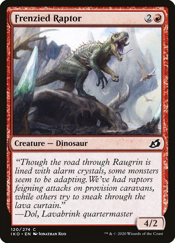Frenzied Raptor [Ikoria: Lair of Behemoths] 120