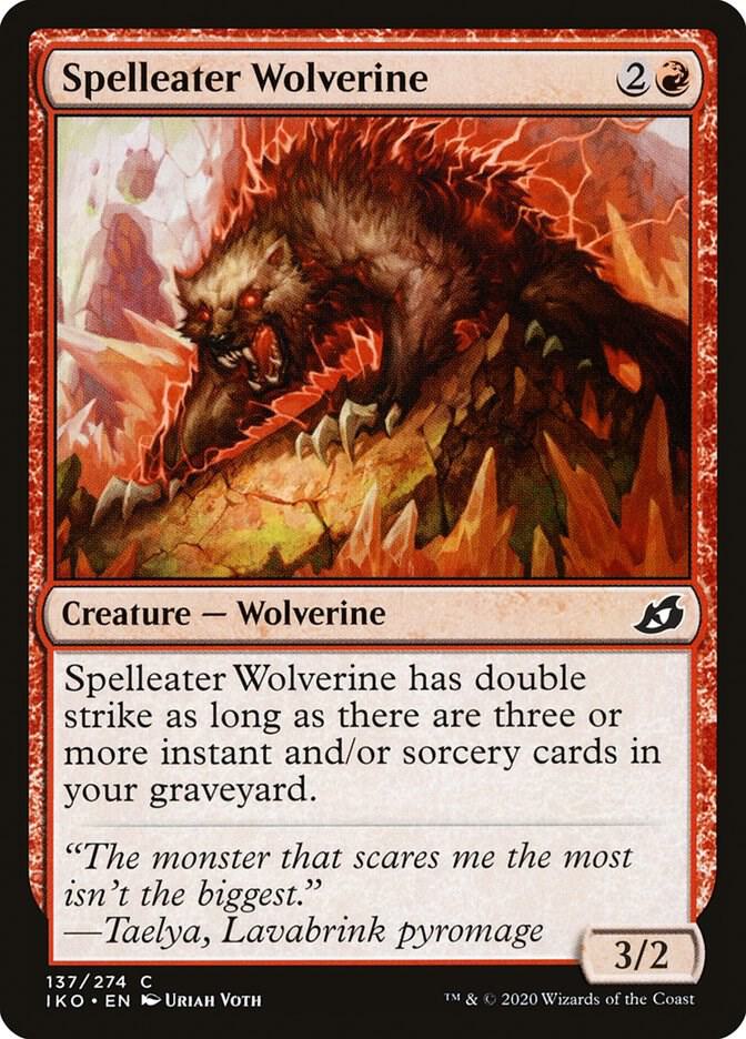 Spelleater Wolverine [Ikoria: Lair of Behemoths] 137