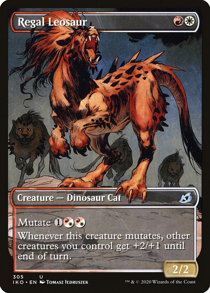 Regal Leosaur (Showcase) [Ikoria: Lair of Behemoths] 305