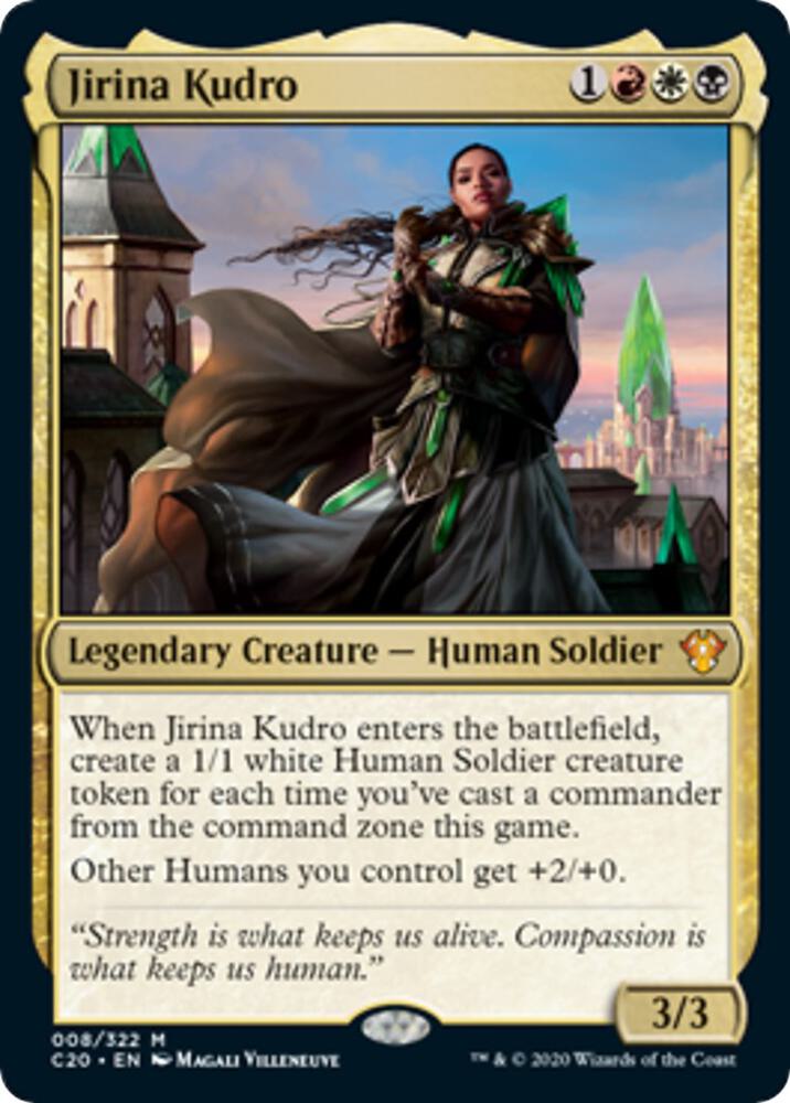 Jirina Kudro (Commander 2020) [Oversize Cards] 8