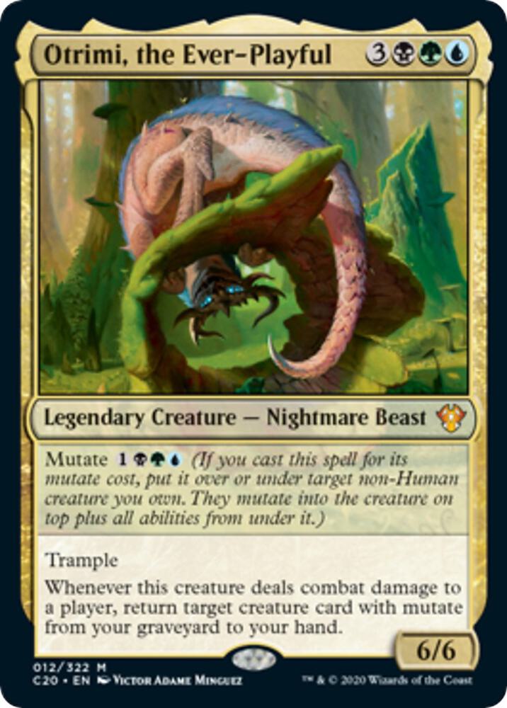 Otrimi, the Ever-Playful (Commander 2020) [Oversize Cards] 12