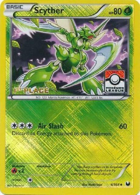 Scyther - 4/108 (Pokemon League) [1st Place] [League & Championship Cards] 004/108