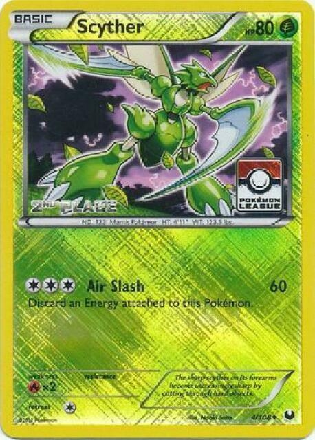 Scyther - 4/108 (Pokemon League) [2nd Place] [League & Championship Cards] 004/108