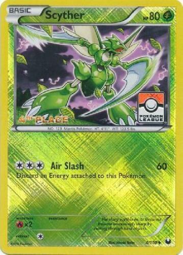 Scyther - 4/108 (Pokemon League) [4th Place] [League & Championship Cards] 004/108