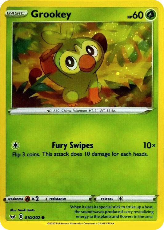 Grookey - 010/202 (Cosmos Holo) [Blister Exclusives] 010/202