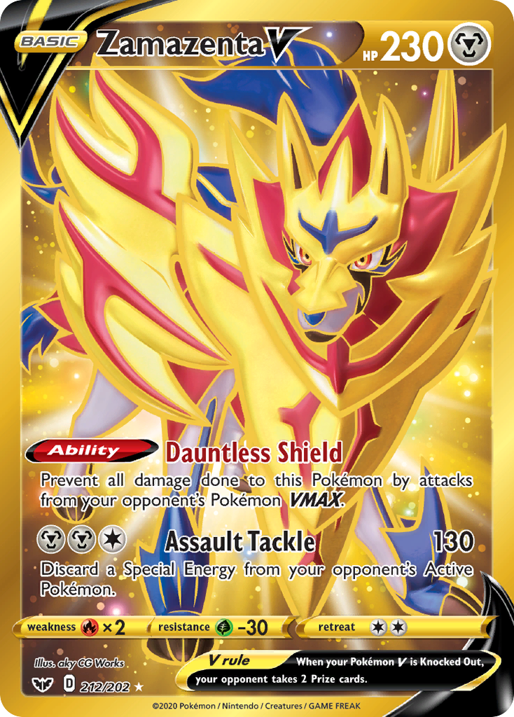 Zamazenta V - 212/202 Sword & Shield