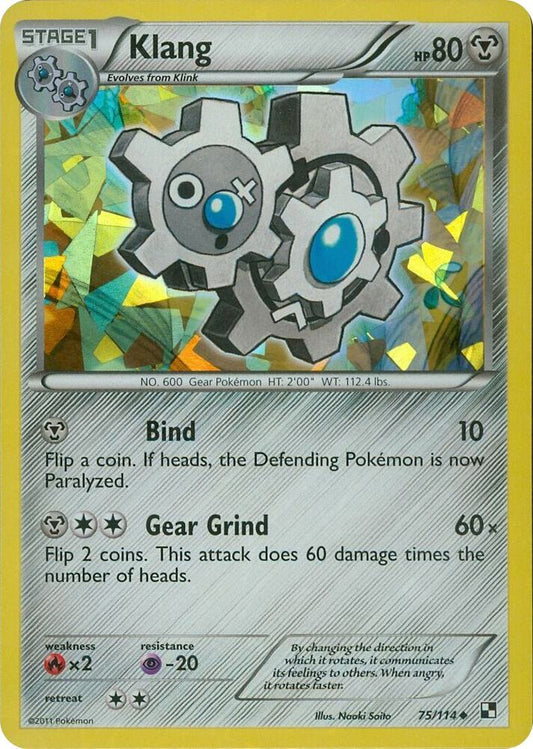 Klang - 75/114 (Cracked Ice Holo) [Blister Exclusives] 075/114